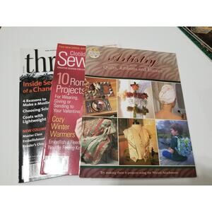 Artistry with quilts-Sewing Savvy-Threads lot no.487
